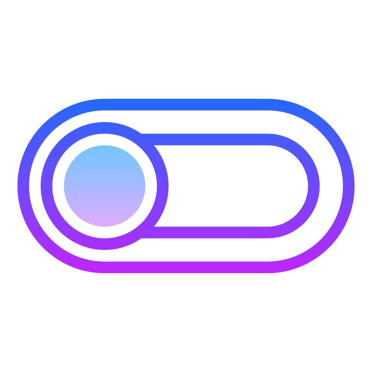 gradient style 切换关闭 icon