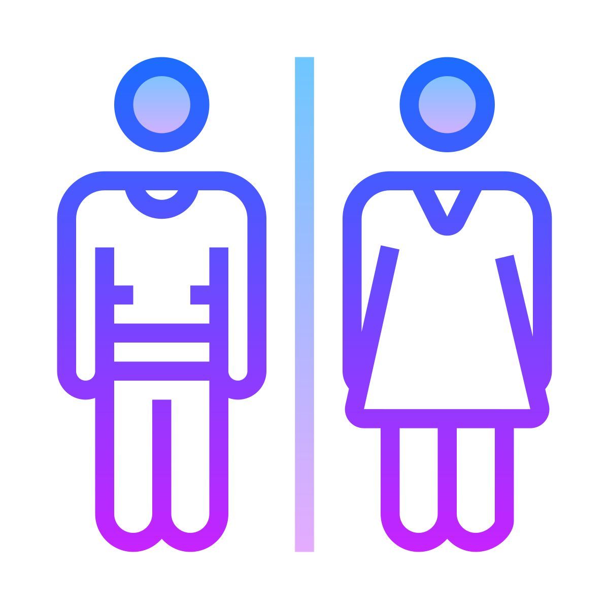 gradient style baño icon