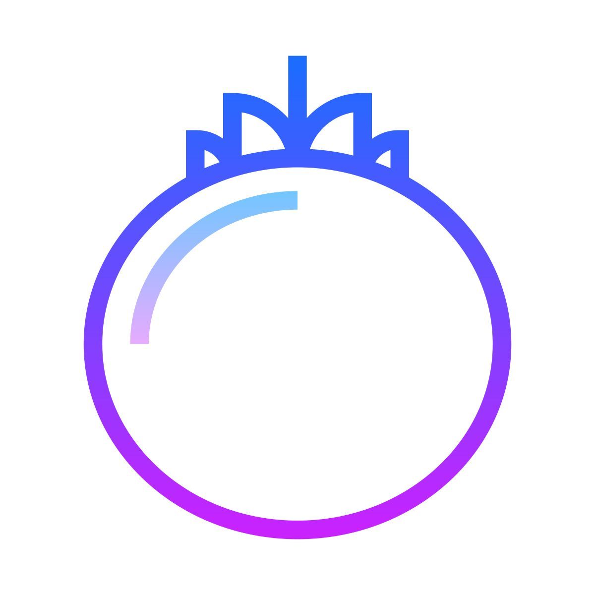 gradient style tomate icon