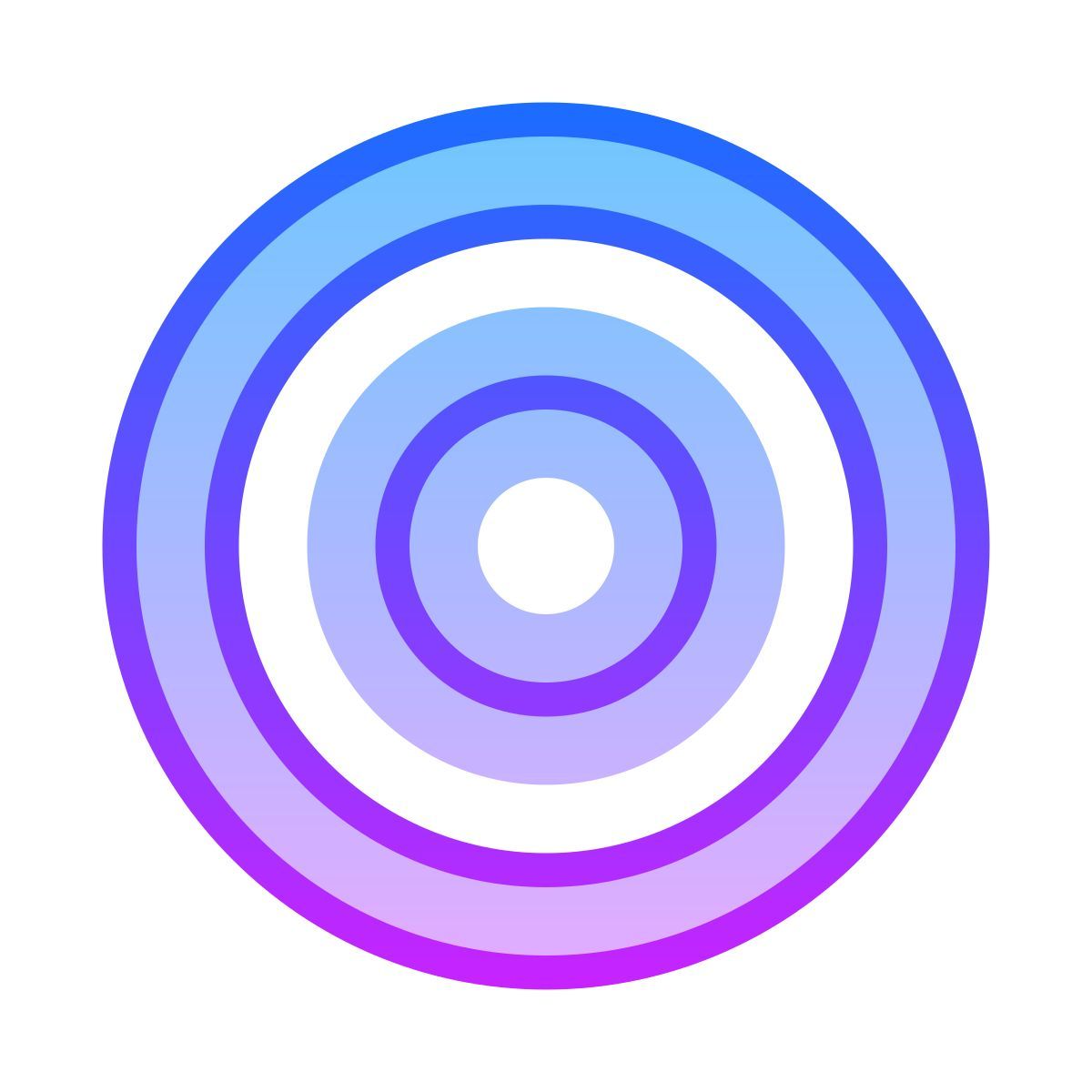 gradient style círculo de transición icon