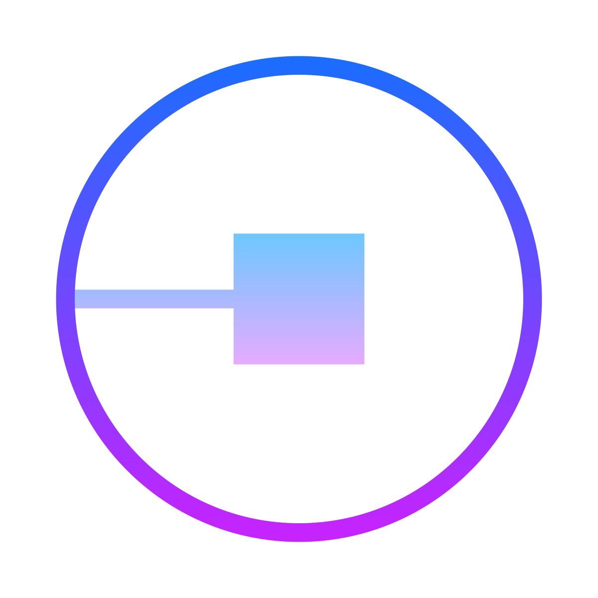 gradient style uber icon