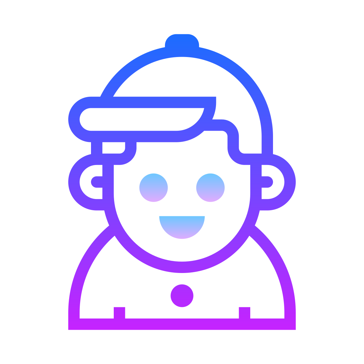 gradient style user icon