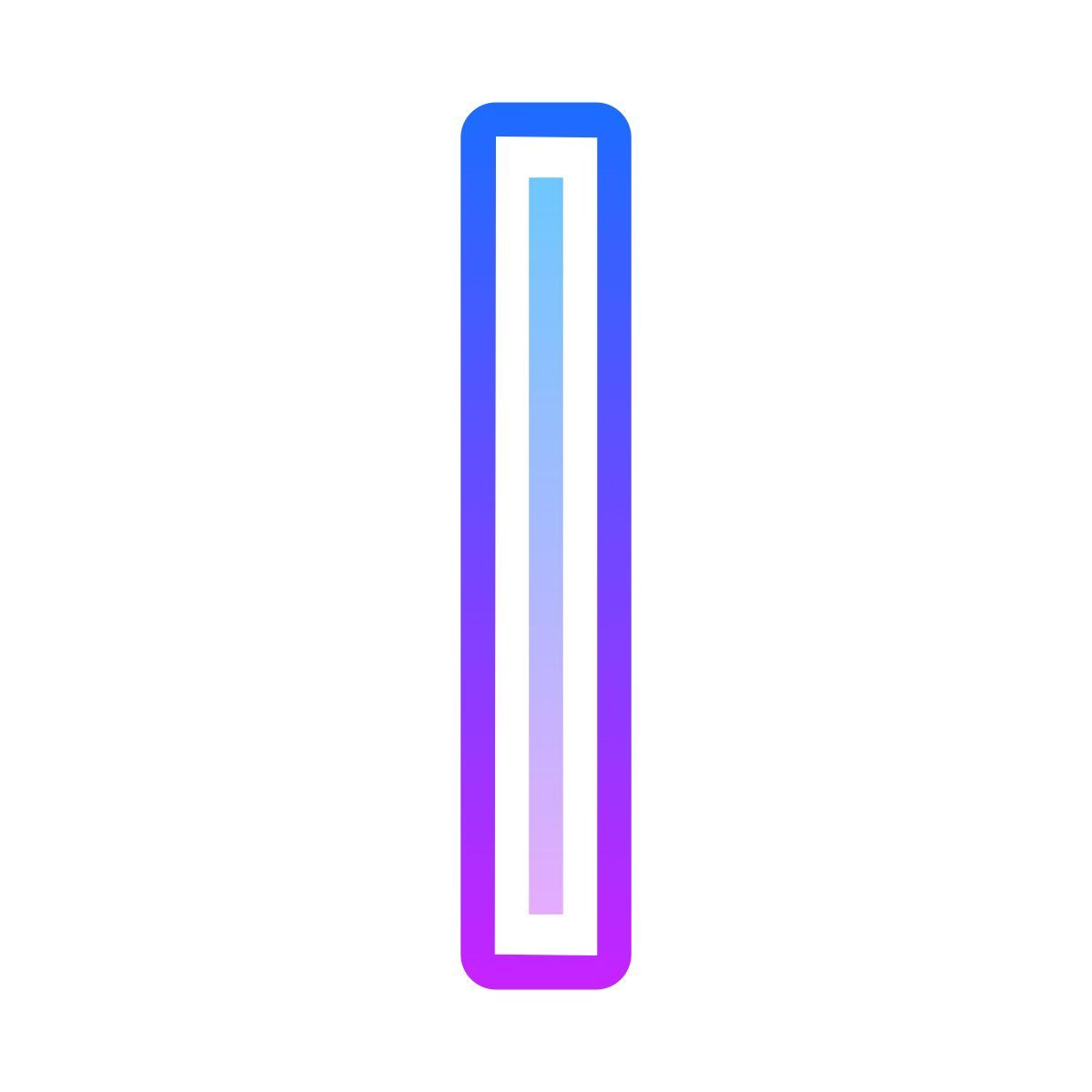 gradient style 垂线 icon