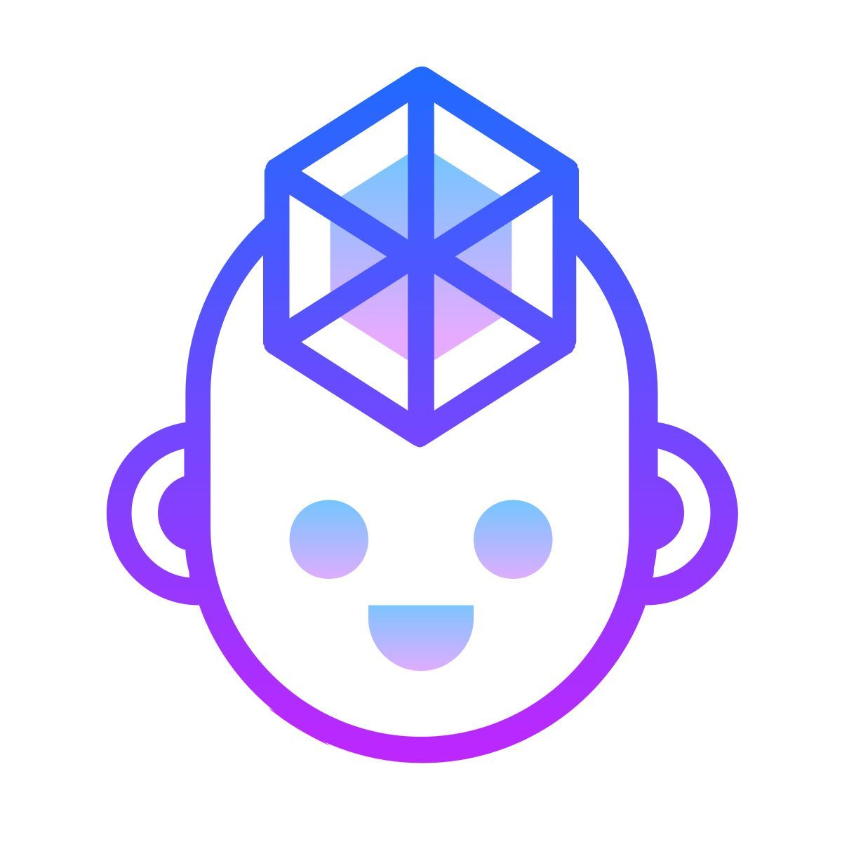 gradient style visualisierungsfähigkeit icon