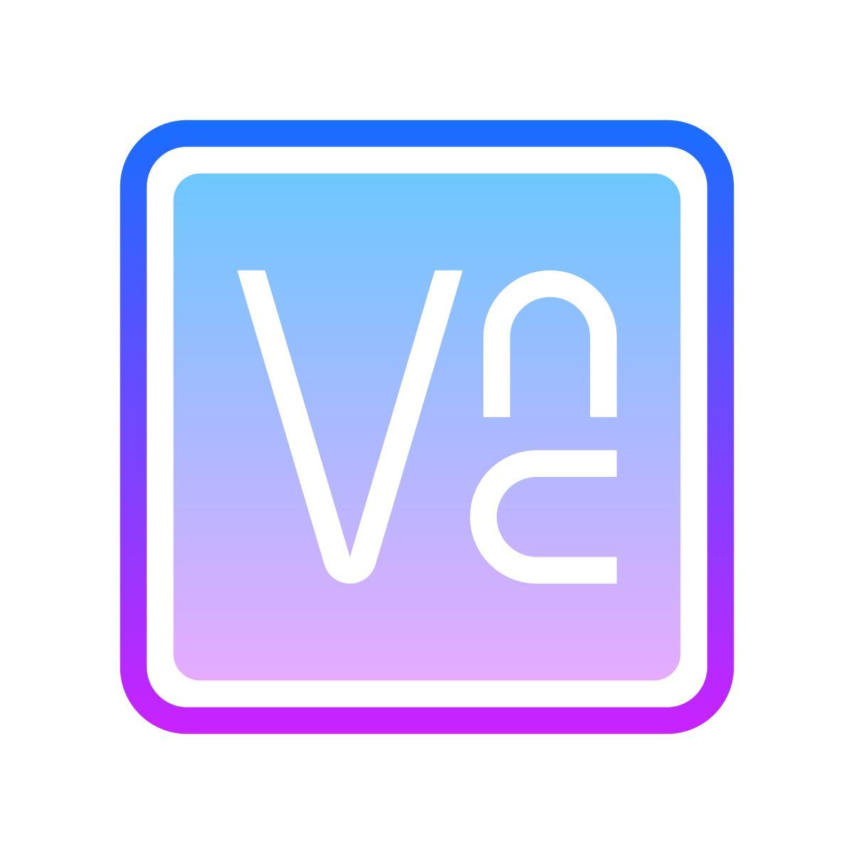 gradient style vnc icon