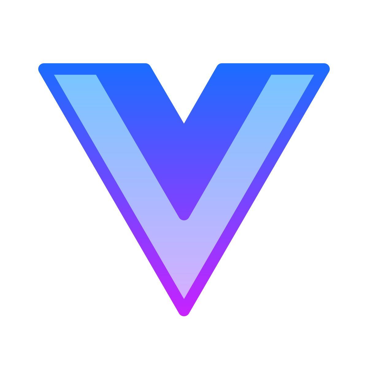 gradient style 뷰 js icon