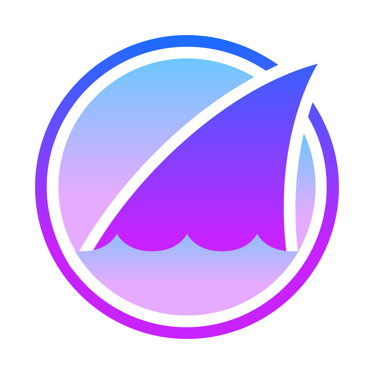 gradient style wireshark  v2 icon