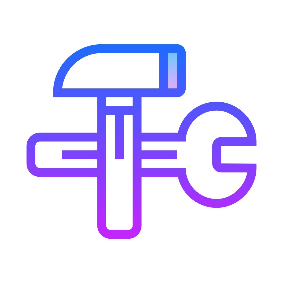 gradient style travail icon