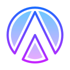 Aimlab icon in Gradient Line Style