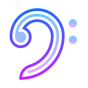 bass clef icon