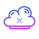 cloud cross icon