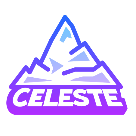 Celeste icon in Gradient Line Style