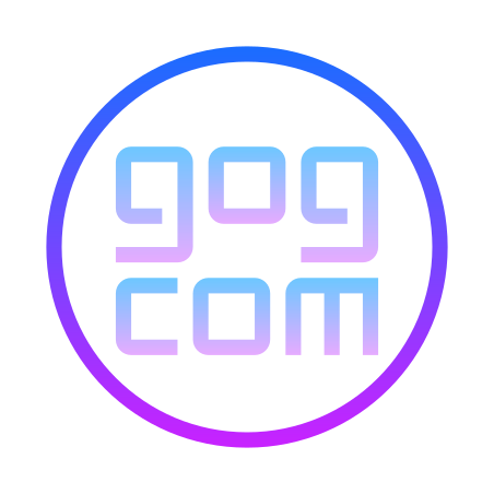 GOG Galaxy icon in Gradient Line Style