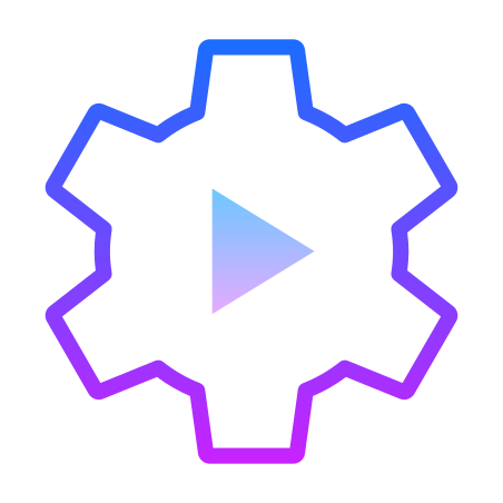 Youtube Studio Icon In Gradient Line Style Youtube Studio Icon In Gradient Line Style