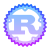 Rust Programming Language icon in Gradient Line Style