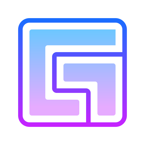 Facebook Gaming Icon In Gradient Line Style Facebook Gaming Icon In Gradient Line Style