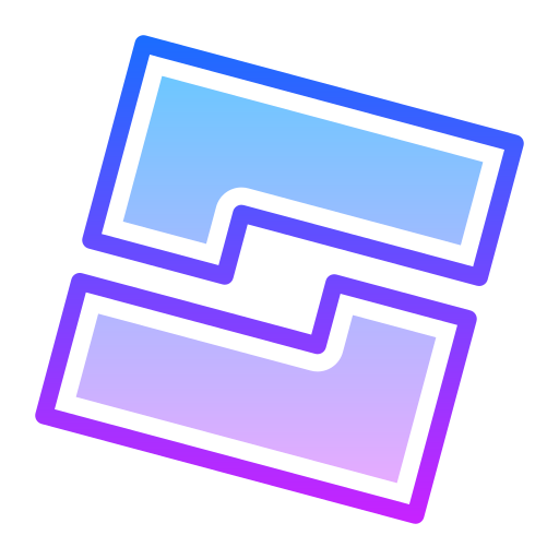Roblox Studio Icon In Gradient Line Style