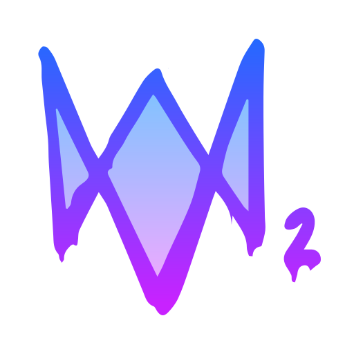 Watch Dogs 2 icon in Gradient Line Style