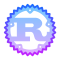 Rust Programming Language icon in Gradient Line Style