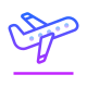 airplane take-off icon