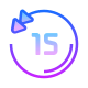 skip 15-seconds-back icon