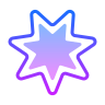 starburst-shape