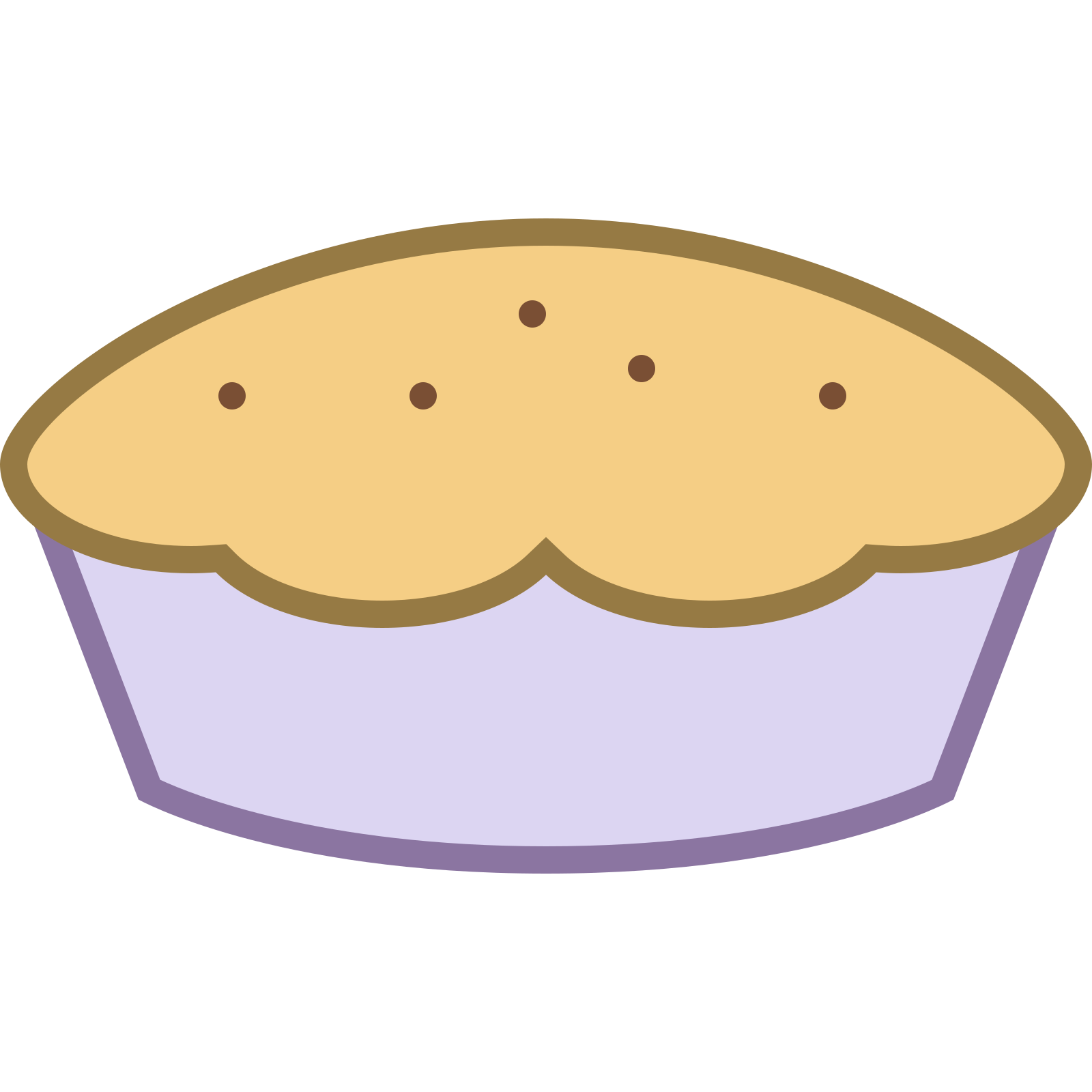 the icon is a pie in the classic sense of american pie.