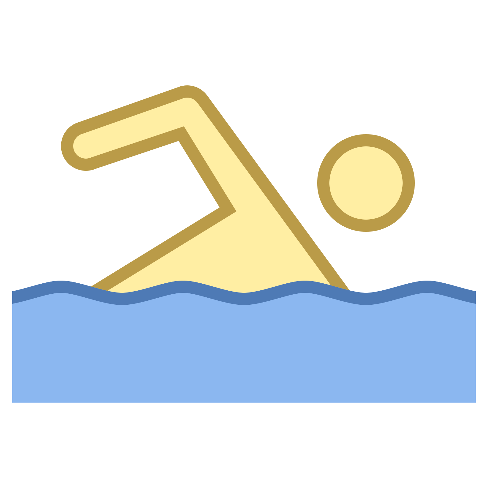 亚运会游泳图标图片