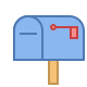 mailbox closed-flag-down--v2 icon