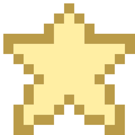 Pixel Star icon in Office Style