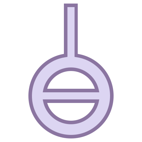 Agender Symbol Icon In Office Style