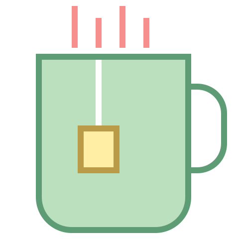 Office スタイルでの お茶 のアイコン