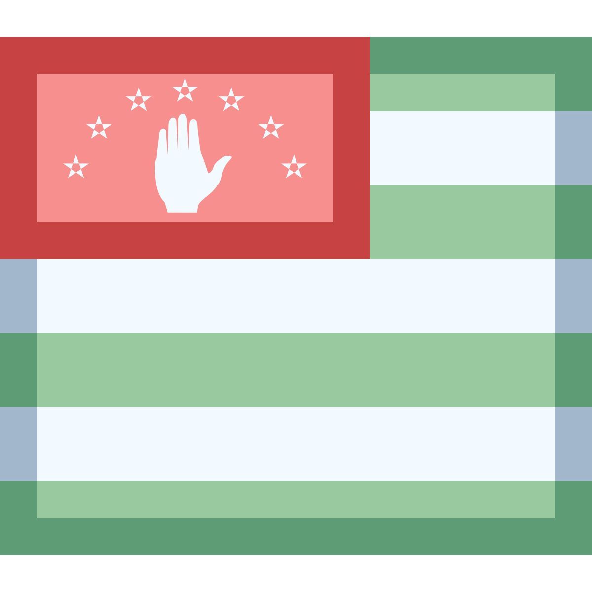office xs style abkhazia flag icon