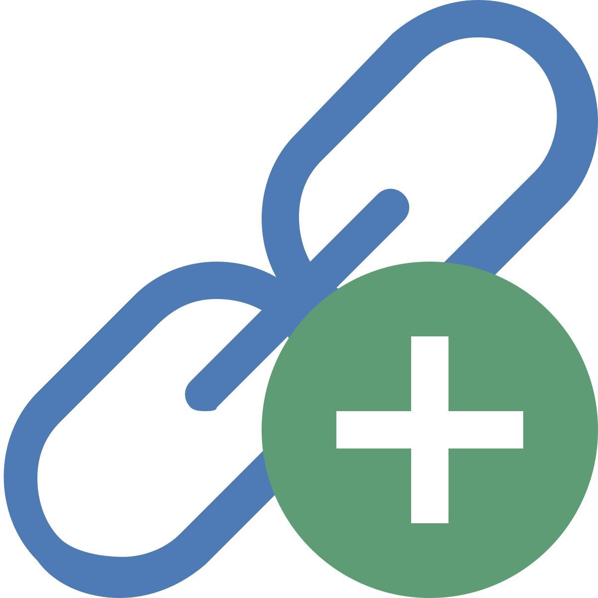 office xs style add link icon