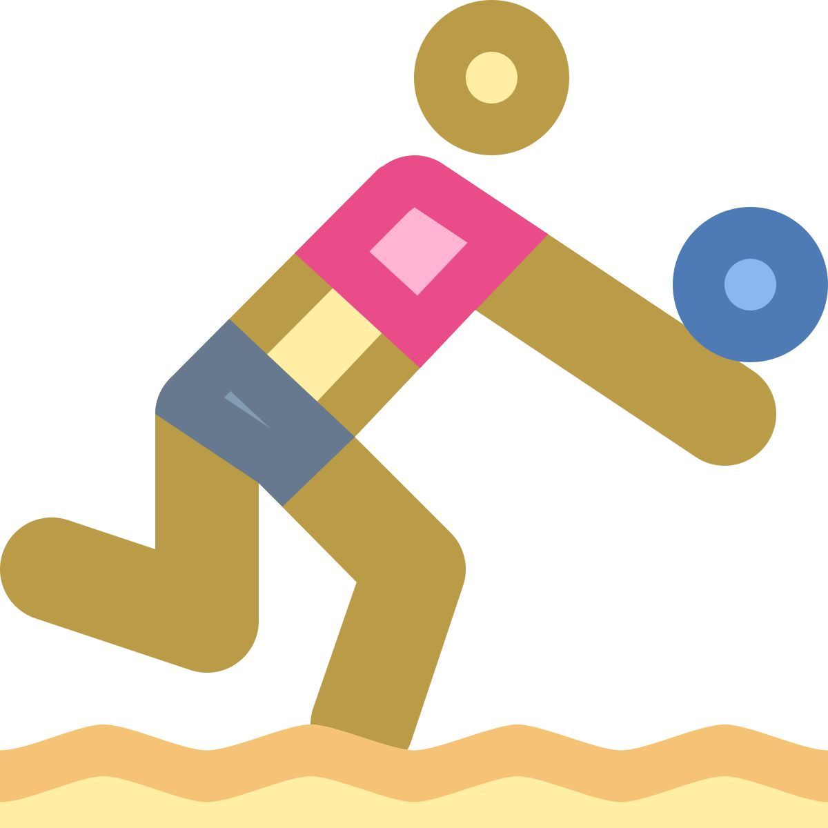 office xs style beach volley icon