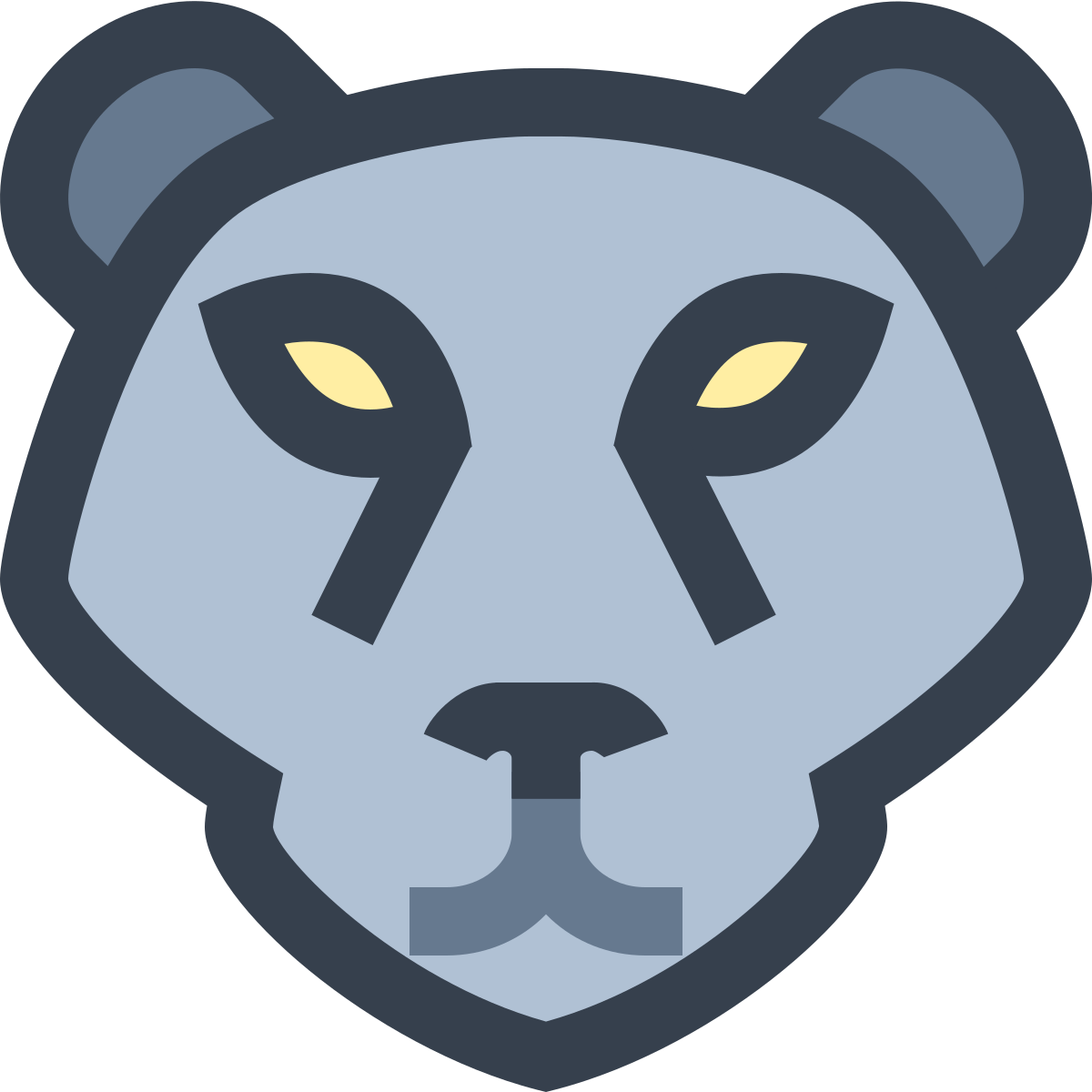 office xs style black jaguar icon