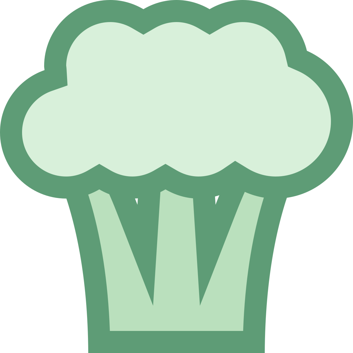 office xs style broccoli icon