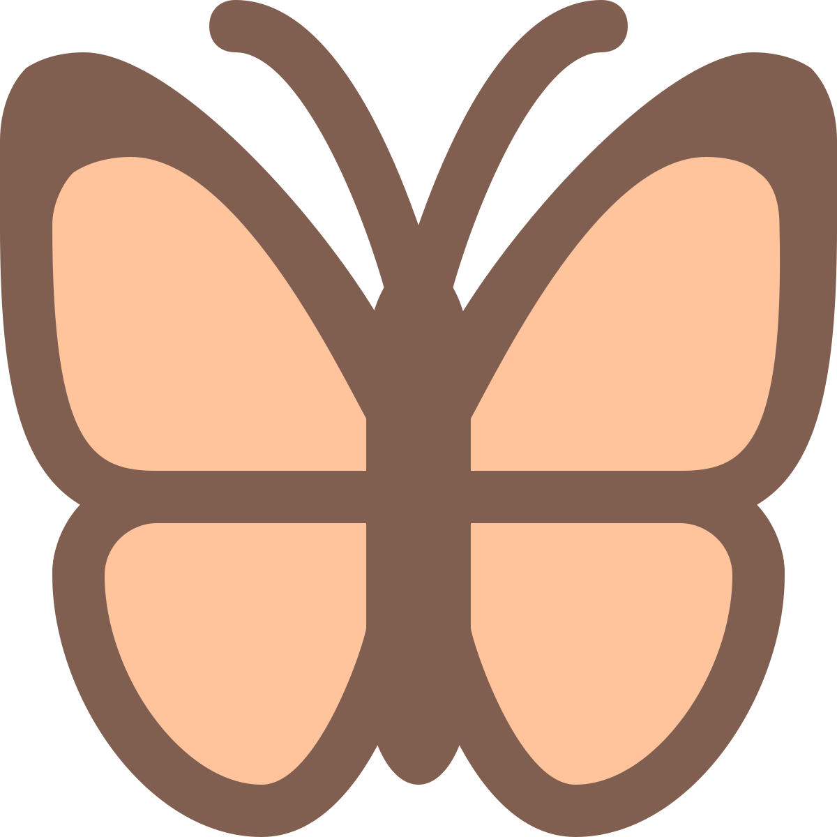 office xs style butterfly icon