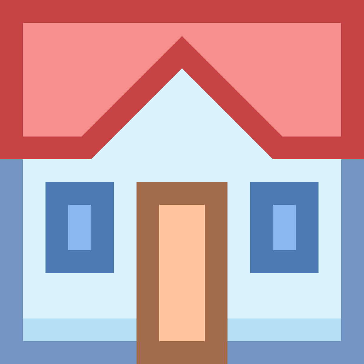 office xs style cottage icon