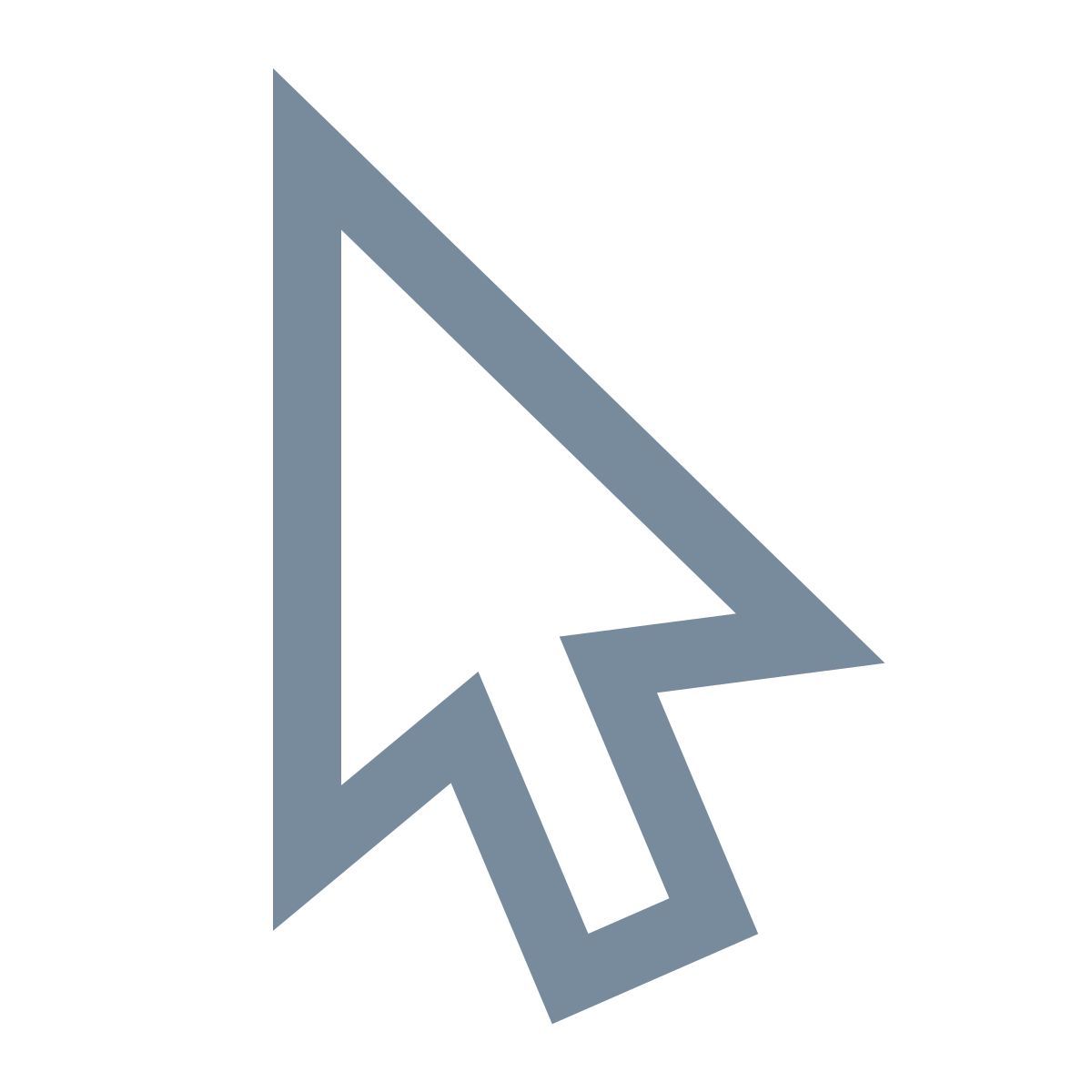 office xs style cursore del mouse icon