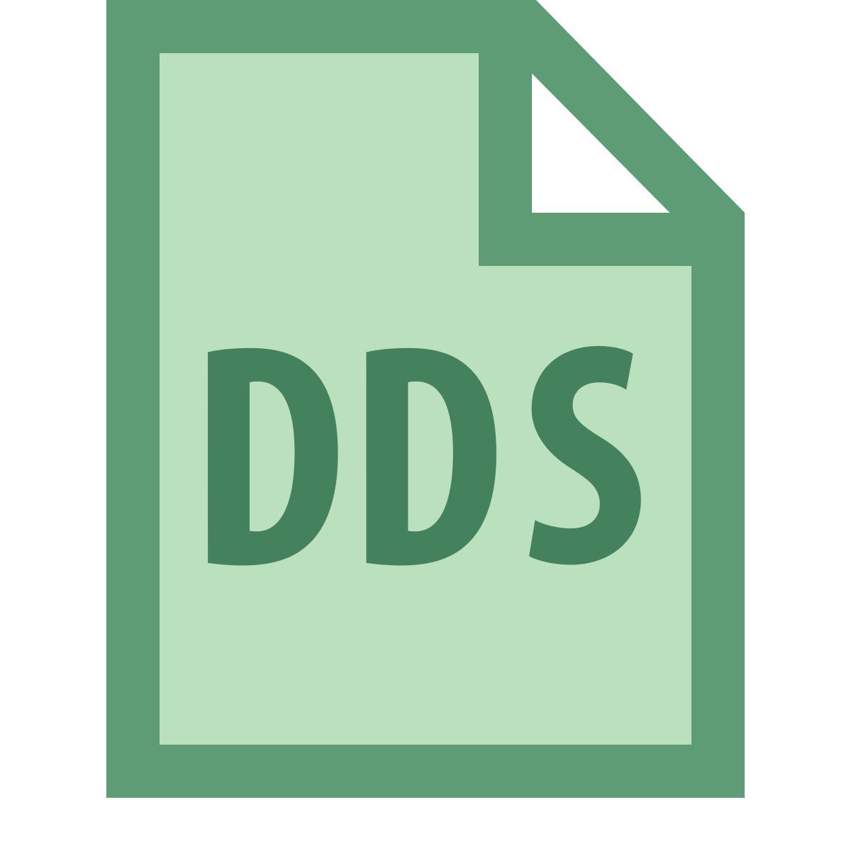 office xs style dds filetype icon