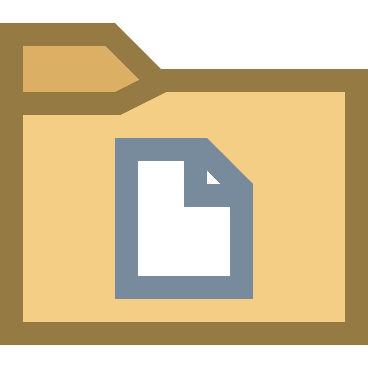 office xs style 문서 폴더 icon