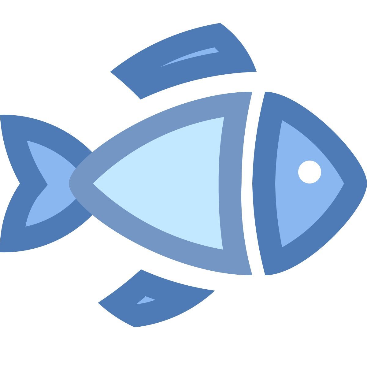 office xs style 옷을 입고 물고기 icon