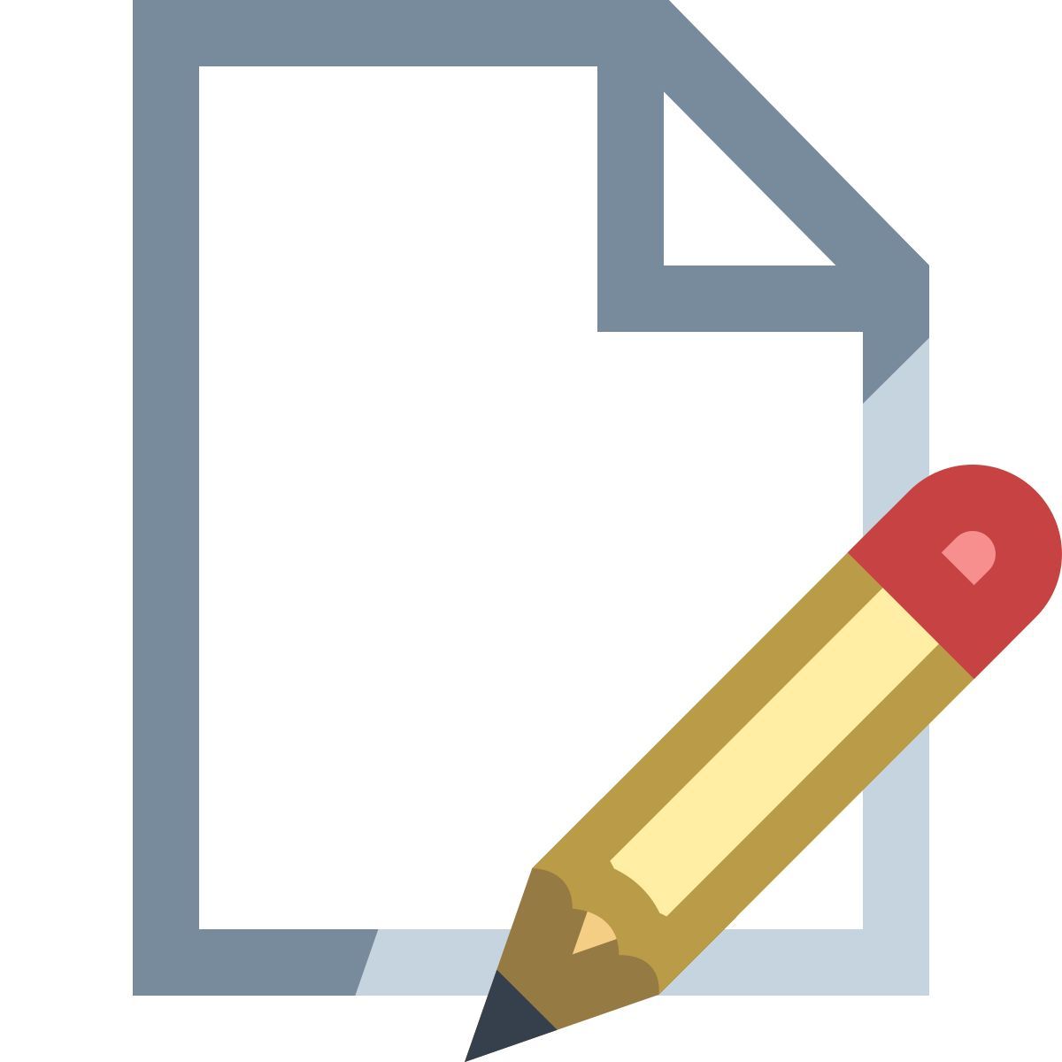 office xs style edit file icon