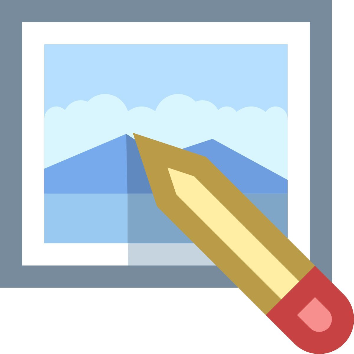 office xs style edit image icon
