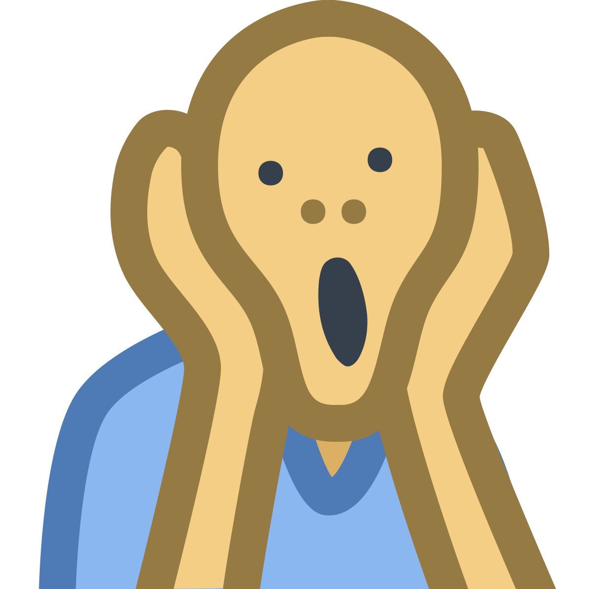 office xs style edvard munch icon