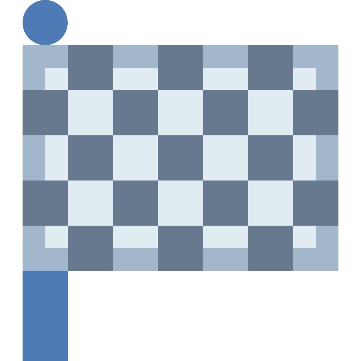 office xs style bandiera a scacchi icon