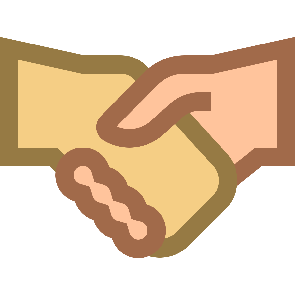 office xs style handshake icon