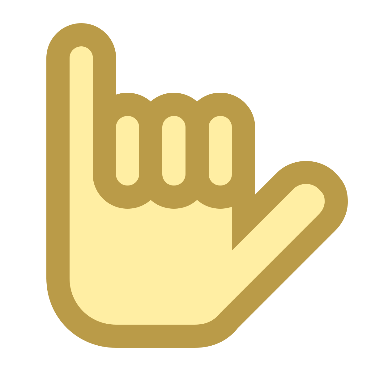 office xs style hang 10 icon