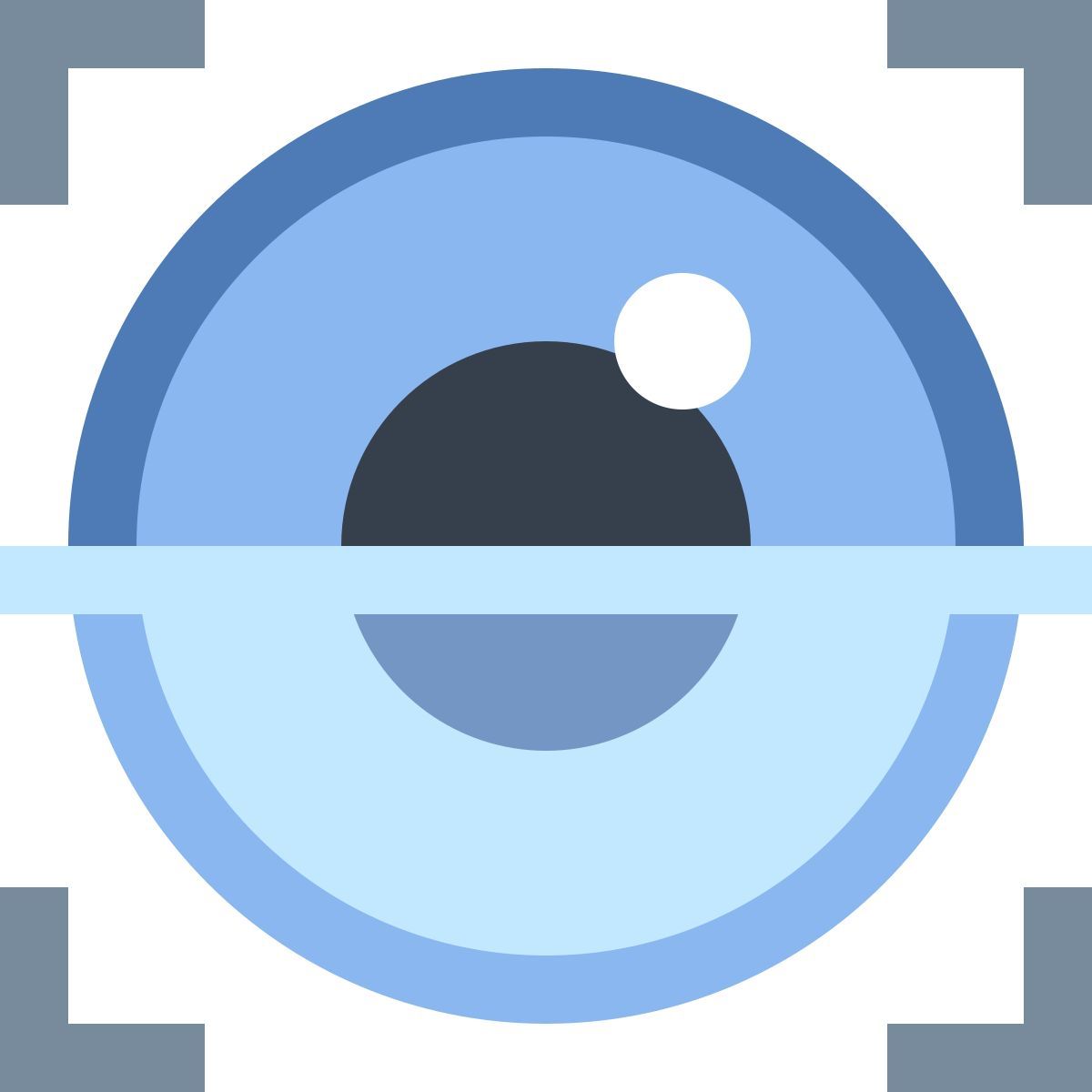 office xs style scansione dell'iride icon